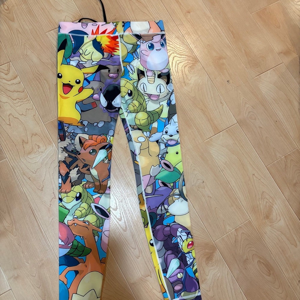 XMartial Pokemon Evo Spats BJJ MMA Compression Leggings Mens Size S-M New - Picture 5 of 8